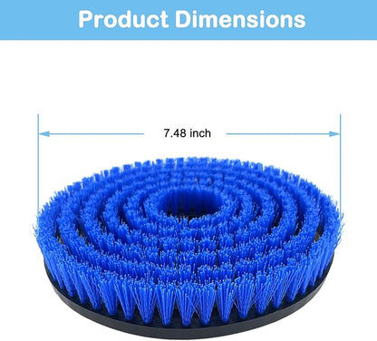 2 Pack S8201 Upgraded Replacement Steam Mop Brush Heads for Shark S8201 S8001 S7001 S7201 S7000 S7005 S7020 Steam Mop & Scrub All-in-One Scrubbing, Dirt Grip Scrub Washable Replacement Brush, Blue