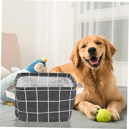 DECHOUS 2Pcs Storage Basket Versatile Organizer Bin for Cabinet Closet Laundry and Home Decor Easy to Transport Durable Design