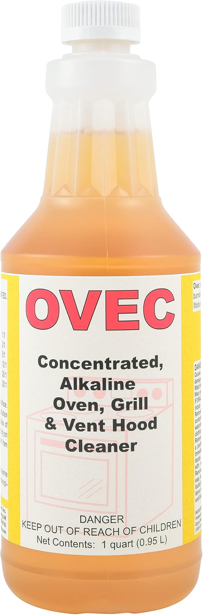 Detco-OVEC - Industrial Oven & Grill cleaner for Restaurant, and Commercial Kitchen Equipment. Removes burned on oils & grease (12)