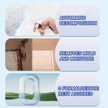Highly Effective Removal Spray,2026New Wall Cleaner Spray,Wall Remover Multi-Surface Cleaning Solution,Dirt, Dust And Stain Remover,For Wood,Tile,Fabric,Bathrooms,Kitchens (2 Set)