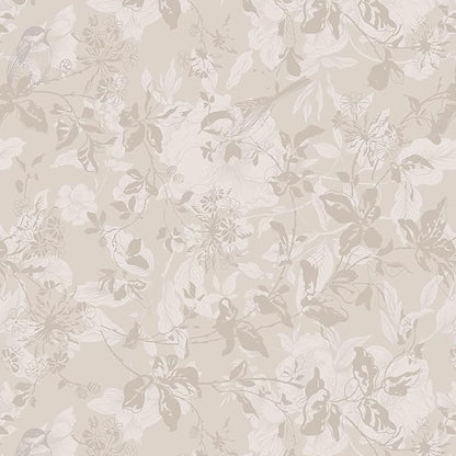 Heroad Beige Brown Wallpaper Floral Wallpaper Peel and Stick Boho Contact Paper Vintage Wall Paper Removable Self-Adhesive for Bedroom Cabinets Decoration Thicken Vinyl 17.3" x 78.7"