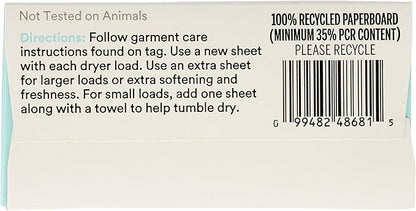 365 by Whole Foods Market, Fabric-Softening Dryer Sheets, Unscented, 80 Count