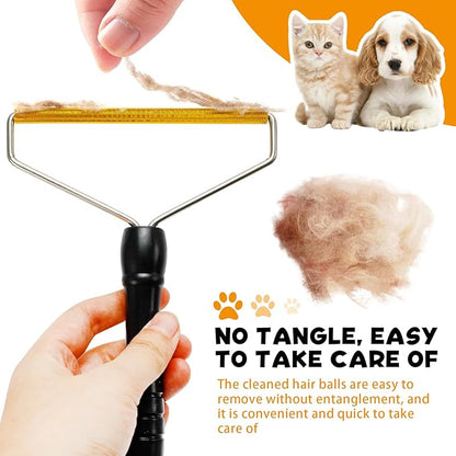 Pet Hair Remover, Dog&Cat Hair Remover Cleaner Pro, Portable Fur Remover Tool for Couch, Clothes, Pet Towers & Rugs, Black
