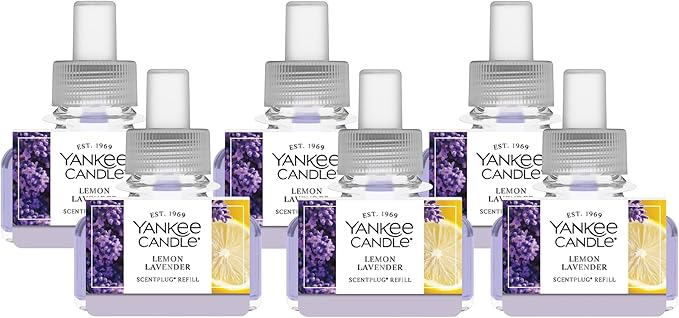 Yankee Candle Lemon Lavender ScentPlug Refills (Pack of 6)