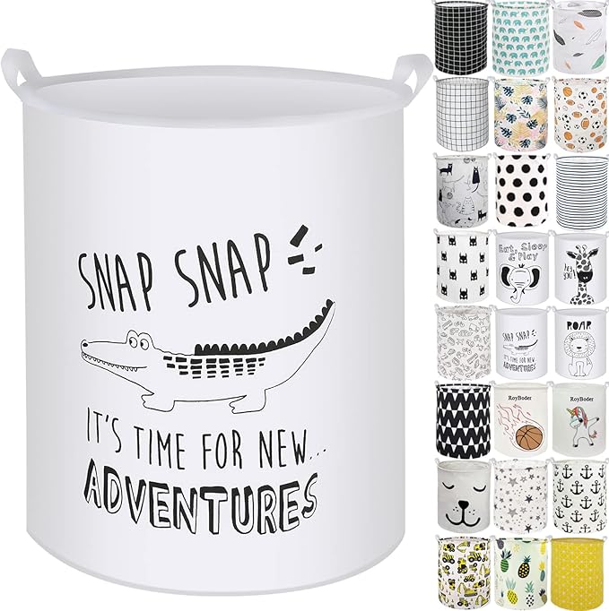 Collapsible Laundry Basket in Bedroom Waterproof Laundry Hamper in Bathroom Large Laundry Bag in College Dormitory Cloakroom Livingroom Nursery Organizer Toy Bin