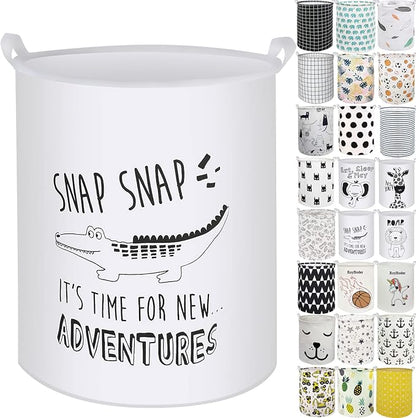 Collapsible Laundry Basket in Bedroom Waterproof Laundry Hamper in Bathroom Large Laundry Bag in College Dormitory Cloakroom Livingroom Nursery Organizer Toy Bin