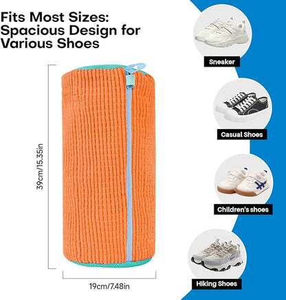 Shoe Washing Machine Bag: Laundry Shoe Bag for Washer and Dryer - 2pc Reusable Shoe Cleaning Bag for Sneaker Tennis Shoes Unstain Cleaner Kit(2 Pcs)