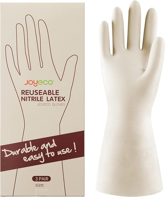 Cleaning Gloves Dishwashing Kitchen Gloves Reusable Rubber