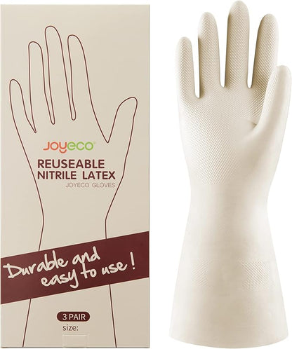 Cleaning Gloves Dishwashing Kitchen Gloves Reusable Rubber