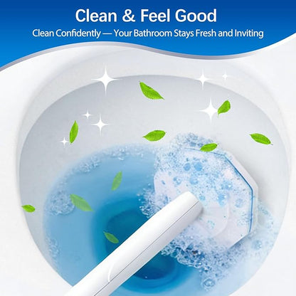 36 Count Toilet Wand Refills Compatible with Clorox Toilet Wand, Disposable Toilet Brush Heads, 5X Cleaning Power, Tear-Resistant, Fresh Scent