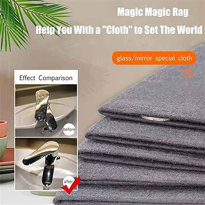 2023 New Thickened Magic Cleaning Cloth, Reusable Thicken Magic Fiber Microfiber Cleaning Cloth, Cleaning Cloths Rags for House Washable, Lint Free Microfiber Cleaning Cloth for TV Cars Windows (20PC)