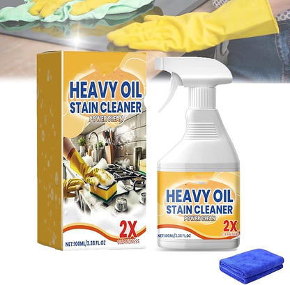 Kitchen Cabinet Cleaners And Polishers, 3.38 Oz Kitchen Heavy Oil Cleaner Spray, 2026 Upgrade All Purpose Kitchens Heavy Oil Cleaning Agent, For Stove,Oven,Dishwasher, Tiles (1pc)