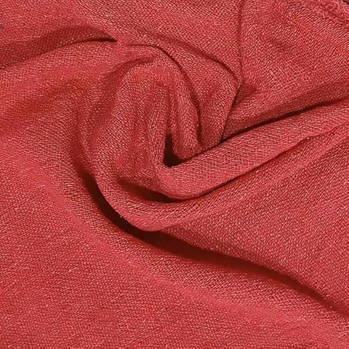 Shop Towels (Red, 18 Rolls of 12 Pieces) Bulk Cleaning Towel in a Pack, Mechanic Cotton Wipes for Car Maintenance, Auto Mechanics & Garage, Wipe Grease & Oil, Machine Wash & Reusable