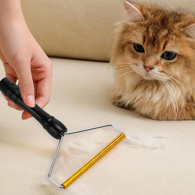 Pet Hair Remover, Dog&Cat Hair Remover Cleaner Pro, Portable Fur Remover Tool for Couch, Clothes, Pet Towers & Rugs, Black