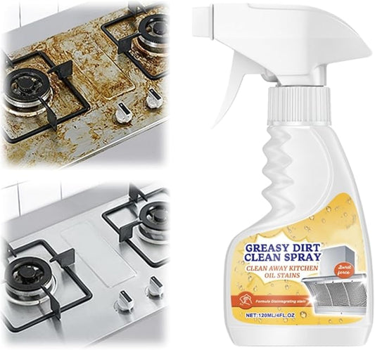 Multifunctional Powerful Kitchen Foam Cleaner,All-Purpose Oil Stain Cleaning Spray,Grease and Stains Remover for Stoves,Cookware,Appliances & More (1)