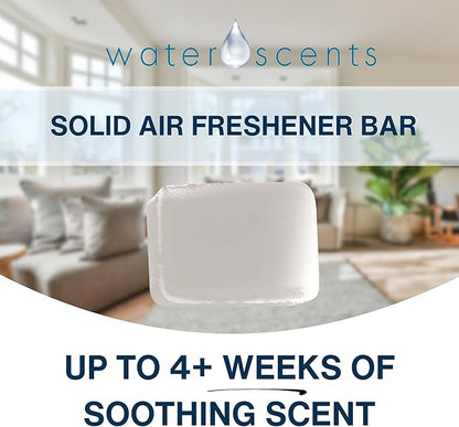 Water Scents Solid Air Freshener Bar – Eucalyptus & Spearmint Scent – Long-Lasting, Natural Odor Eliminator | Handmade & Vegan