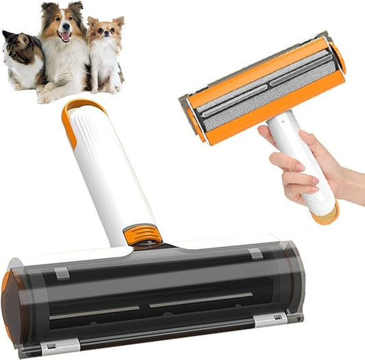 Pet Hair Remover for Furniture, Reusable Lint Roller for Pet Hair, Self Cleaning Pet Hair Remover for Couch, Carpet, Rugs, Car Seats & Bedding, Cat and Dog Hair Remover Tool