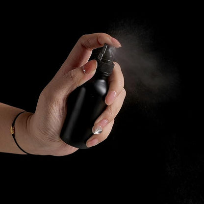 NOOEEISS Frosted Black Glass Small Spray Bottle 2 oz 24 Packs,Fine Mist Sprayer Small Clear Bottles,Refillable Containers mini spray bottles for Cleaning Solutions and Skin Care (Frosted Black 24pcs)