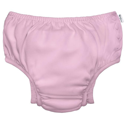 Green Sprouts Girls Reusable Absorbent Baby Swim Diapers Light Pink 3T