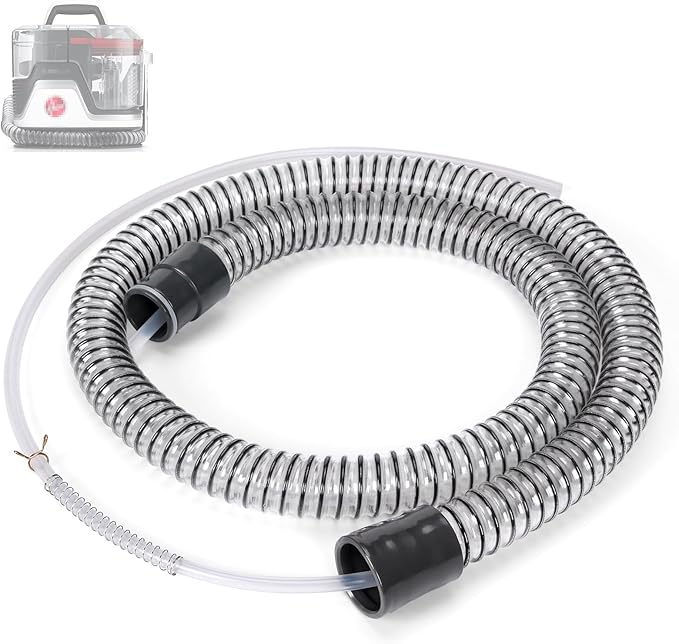 Flexible Extension Hose Attachment Compatible with Hoover CleanSlate Portable Machine FH14000, FH14000V, BH14000V, FH14010, FH14020, FH14050, BH14010V, 54 Inch Carpet Cleaner Tube Replacement Parts