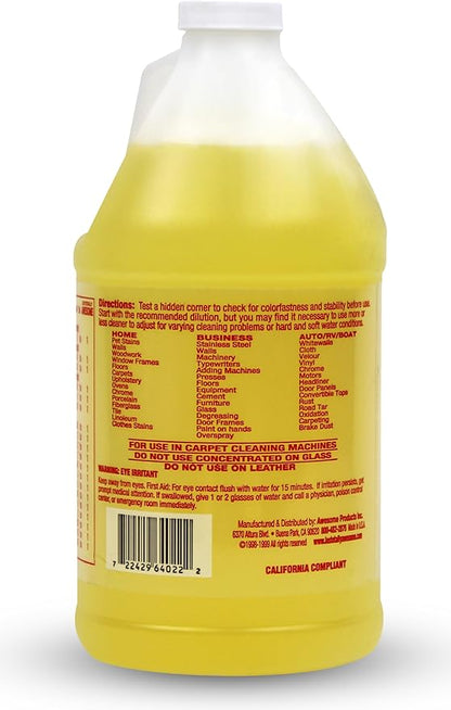 La's Totally Awesome All Purpose Cleaner 64 oz + Wood Cleaner Plant-Derived Spray 32oz (Pack of 2)