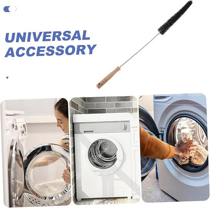 Lint Brush for Dryer Vent Dryer Cleaning Tool Washing Machine Brush Vent Cleaner Lint Remover Soft Bristles Non-Abrasive Easy Storage Thorough Cleaning