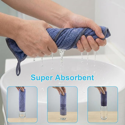 Microfiber Cleaning Cloth,10 Pack Cleaning Towels for Dish Drying Washing, 12"X12" Soft Absorbent, Streak-Free, Lint-Free, Reusable Microfiber Cloth Rags for Car, House, Kitchen(Assorted Color)