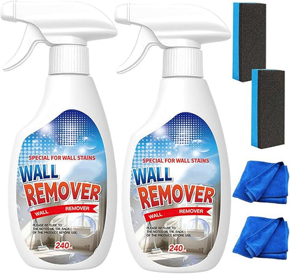 Wall Remover Spray, Fast Acting Wall Cleaner Spray, Moonycozy Highly Effective Wall Cleaner Removal Spray, Multi-surface Cleaning for Wall Stains, Wood, Bathrooms, Kitchens, Tile (2)