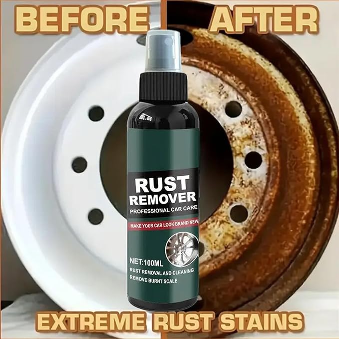 Corrode Removal Spray, Rust Remover Inhibitor, 100ml, Rust Cleaner Spray, Removal Mist, Powerful Cleaning Formula, For Garage Automotive Marine