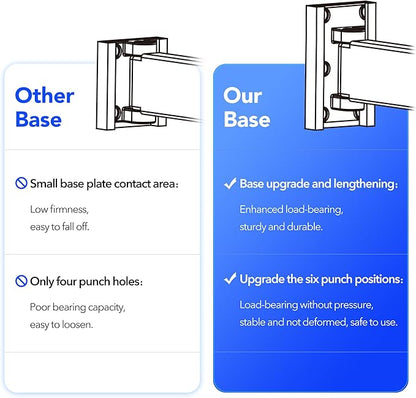 Drying Rack Clothing,Clothes Drying Rack Wall Mounted,Collapsible Hanging Racks for Laundry,Laundry Drying Rack,Wall Mounted Clothes Rack(31.5"-White) (Black-Hooks, Tri-Fold)