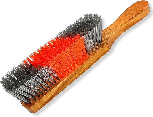 Premium Carpet Cleaning Brush for Home, Multipurpose Dirt and Dust Cleaner with Wooden Handle and Long Bristles, Ideal for Sofa, Car, Bed, Curtains, Mats, Rugs Pack of 1