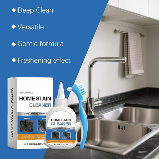 Household Stainr emover Gel Deep Cleaning Gel Kit Effective Home Cleaner, Washing Machine Cleaner for Washing Machine Strips, Kitchen Sinks, Tiles, Grout, Bathroom ﻿