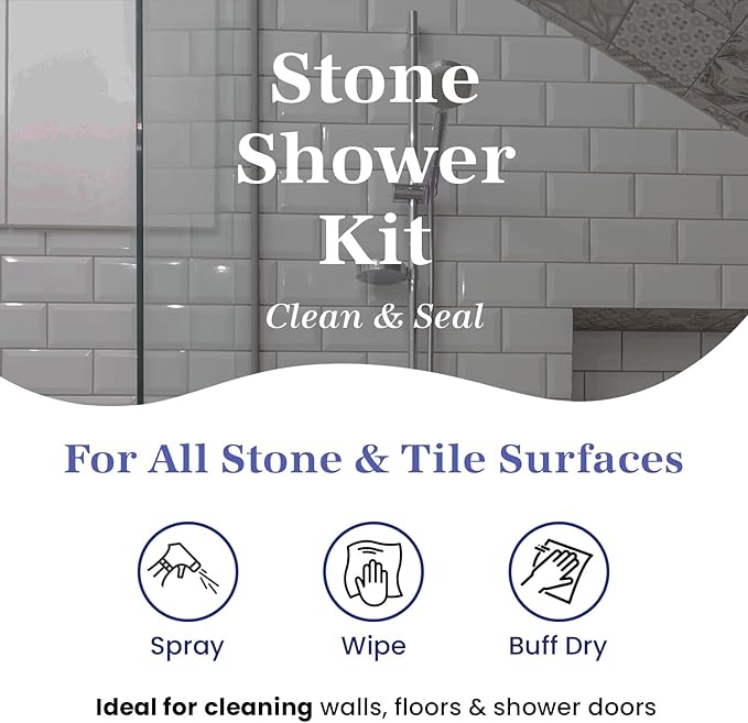 Marblelife Stone Shower Kit – Clean & Seal – (MTC-41150, MMSR-41190, SSR-41200, SSL-41230, MFT-55225)