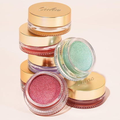 Oulac Cream Eyeshadow-Sombra de Ojos Highly Pigmented Natural Eyeshadow Waterproof&Long Lasting with Moisturizing Formula, Shimmer Glitter Eye Makeup Large Capacity. 6g.(21)
