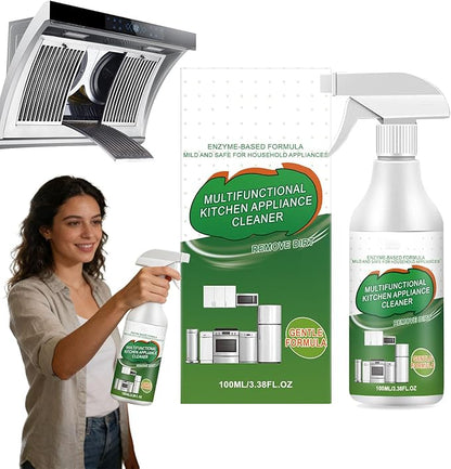 Multi-purpose Enzyme Foam Cleaner, Multifunctional Kitchen Appliance Cleaner, Kitchen Cleaner Spray, All-Purpose Household Cleaners for Oven, Stove, Range Hood (1PC)