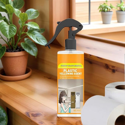 Fridge Cleaner – Yellowing Remover Foam Spray, Appliance Cleaner for Kitchen, Surfaces with Heavy-Duty Degreasing Action, Perfect for Stainless Steel, Oven, Sink, Shower Door, 120 ML