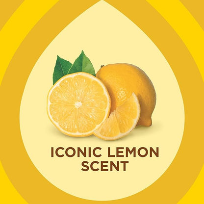 Pledge Enhancing Polish Spray, Wood Furniture & Stainless Steel Polish, Remove Dust and Fingerprints, Fast Shine and Protect, Prevent Scratches & Knicks - Lemon Scent, 9.7oz, Pack of 6