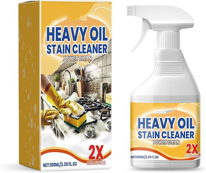 Kitchen Heavy Oil Cleaner Spray, All Purpose Kitchens Heavy Oil Cleaning Agent, Heavy-Duty All-Purpose Cleaning Spray for Stove, Oven, Grills, And Microwaves (1PCS)