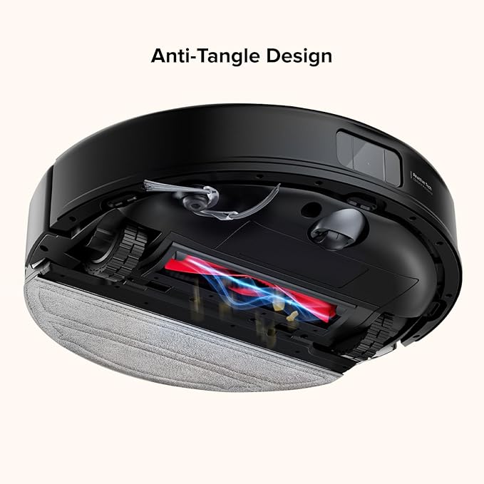 roborock Anti-Tangle Rubber Main Brush for Q10 S5, Q10 S5+, Q10 X5, Q10 X5+, Q10V, Q10 VF, Q10V+, Q10 PF+, Q10 PF, Q10 VF+ Robot Vacuums, Durable Synthetic Bristles, 1-Pack