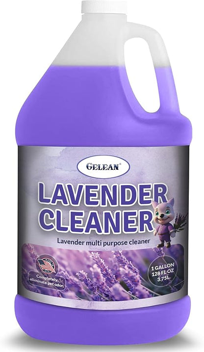 LAVENDER Multi Purpose Cleaner & Deodorant - MADE IN USA - Concentrate Lavender cleaner - Strong Odor Floor Cleaner - Floor Cleaner Odor eliminator 128oz