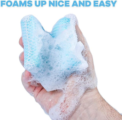 Non-Scratch, Gentle Mesh Dishwashing Sponge, Quick Dry, Odor-Resistant Dish Sponge, Gentle Cleaning for Kitchen, Dishes, Household Cleaning, Stainless Steel & Non-Stick Pans (Pack of 6)