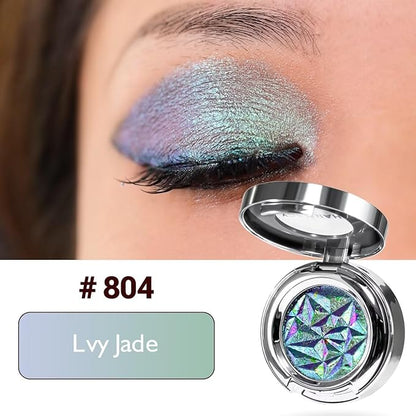 CHARMACY Multichrome Eyeshadow, Insane Shifters Chameleon Eyeshadow, Creates High-Impact, Glitter Metallic Eye Looks, 100% Vegan and Cruelty Free, 1.9g (#804)