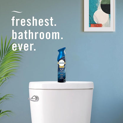 Febreze Air Mist Air Freshener Spray, Odor-Fighting Room Spray, Air Fresheners for Home and Bathroom and Kitchen, Aerosol Can, Ocean Scent, 8.8oz, 1 Count