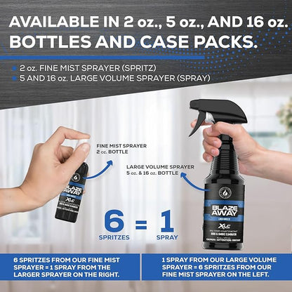 Blaze Away Commercial Air Freshener & Odor Eliminator for Strong Odor - Industrial-Grade Room Spray & Room Deodorizer for Home, Car, Smoke & Pet Odors - Long-Lasting Odor Absorber, Room Fresheners