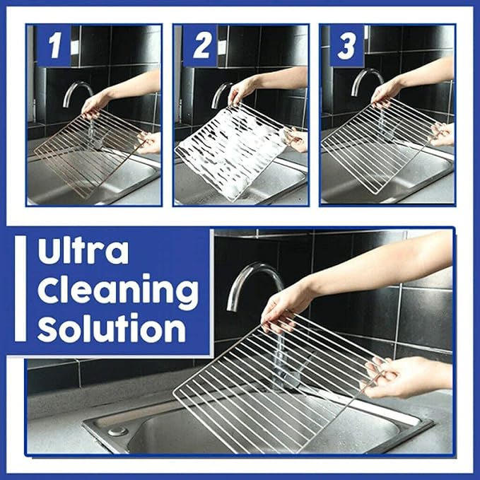 Kitchen All-Purpose Bubble Cleaner, Foam Spray Grease Cleaner,Multi-Function Cleaning Agent with Lavender Scent, Bathroom Rinse New Cleaner Free Kitchen Bubble Cleaner (100ml)