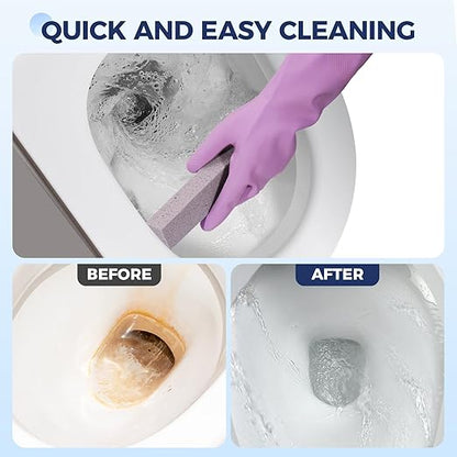 21 Pack Pumice Stone for Toilet Bowl Cleaning, Powerfully Cleans Hard Water Rings, Suitable for Cleaning Toilet, Bathtubs, Pool, Sinks and Grill