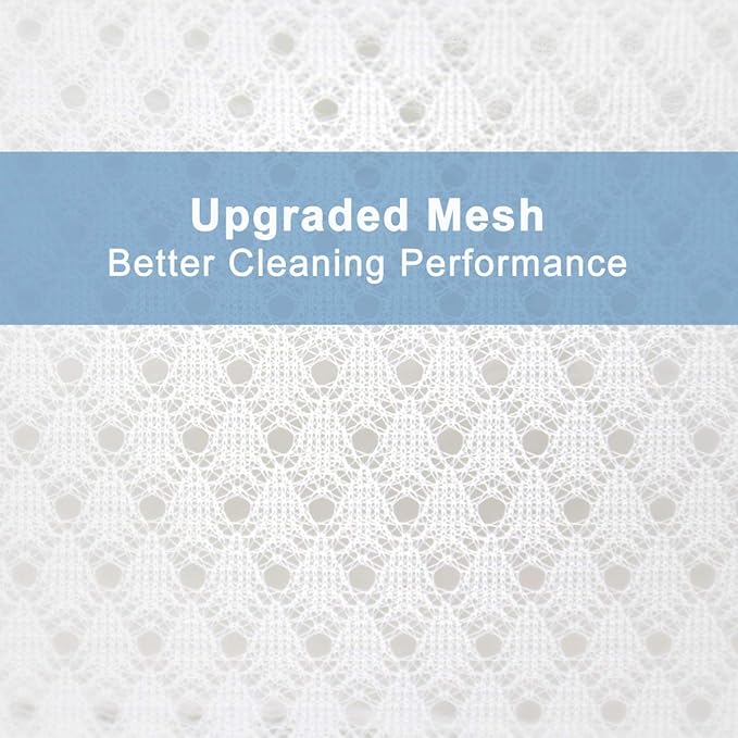 Muchfun 3Pcs Durable Diamond Mesh Laundry Bags for Delicates (1Large, 1Medium, 1Small)