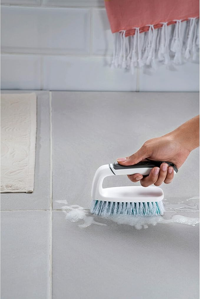 Scotch-Brite All Purpose Brush, For Tile Floors and Walls, Shower Doors, Tubs, Bathroom Fixtures, and More, 6 Count