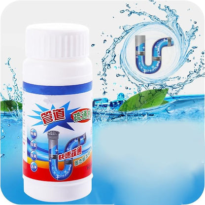 Sink Drain Cleaner Non Corrosive Sink Drain Powder Safe To Use Bathroom Bathtub 4.1x1.2 in 1 Bottle
