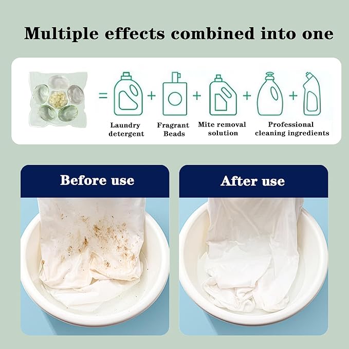 JiaMiMoo PODS Laundry Detergent Pacs, 140 Count，Camellia Aroma, Powerful 6-in-1 Clean in One Step，HXDERE PODS Laundry Detergent